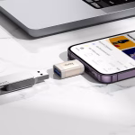 HOCO UA31A IP - Adaptateur OTG iPhone Lightning mâle vers USB femelle – Image 3