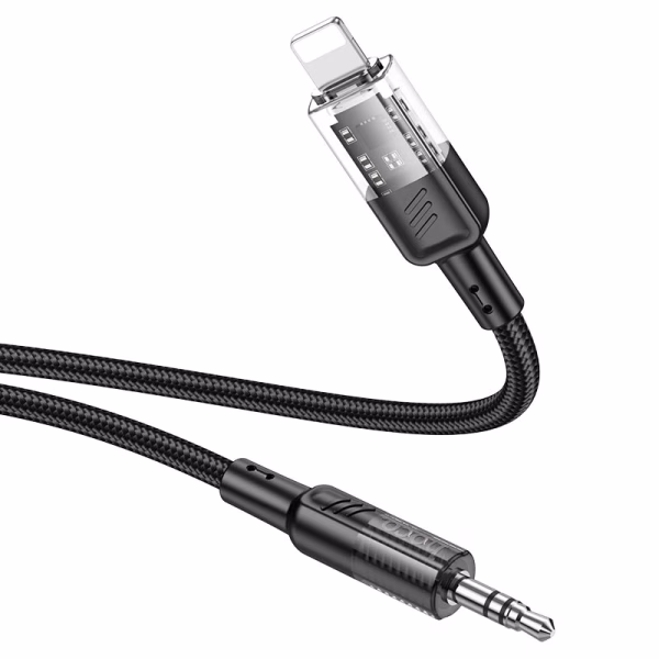 HOCO UPA27 Spirit – Câble de conversion audio numérique transparent pour iPhone - Expérience audio fiable, performante et esthétique
