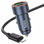 HOCO Z57A – Chargeur voiture rapide Glorious PD 30W + QC3.0 (C to iPhone) – Double puissance, charge intelligente et design élégant – Image 2