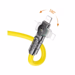 HOCO U118 - Câble data et charge rotatif U118 Type-C / lightning Triumph 100 W – Image 4