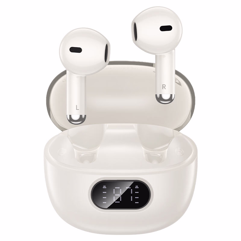 Hoco DZ - EQ18 Field – Écouteurs sans fil Bluetooth 5.4 TWS avec réduction de bruit ANC + ENC – Design élégant, confort ergonomique et qualité sonore haute fidélité- white (2) Hoco EQ18 Field - Écouteurs sans fil Bluetooth 5.4 TWS avec réduction de bruit ANC + ENC - Design élégant, confort ergonomique et qualité sonore haute fidélité – Image 1