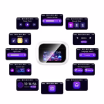 Hoco EW79 Bright – Écouteurs sans fil Bluetooth 5.4 TWS avec réduction de bruit ANC, écran tactile LED et design AirPods Pro - Clarté du son, éclat du style – Image 6