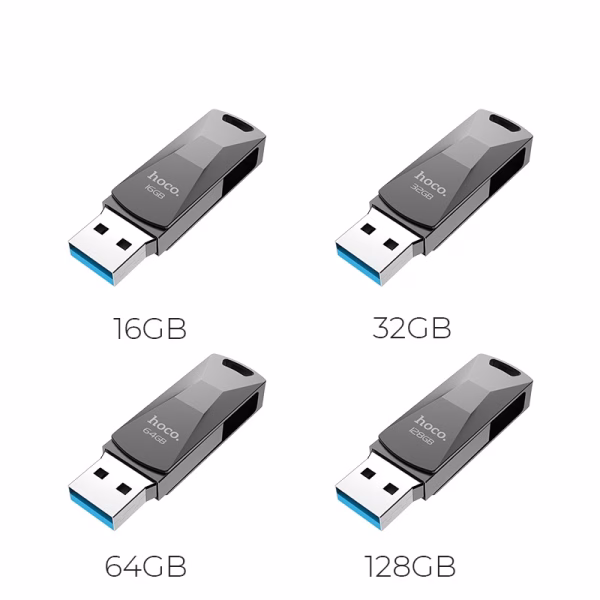HOCO UD5 - Clé USB haute vitesse  Wisdom ((16GB/32GB/64GB/128 GB)