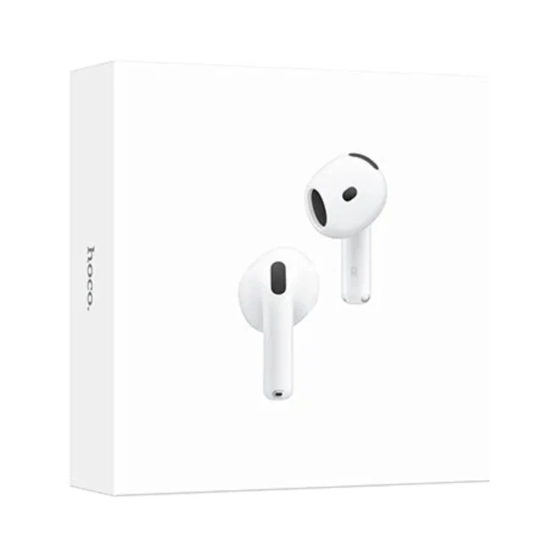 Design ergonomique des écouteurs Hoco EW83, une alternative premium aux AirPods 4 en Algérie.