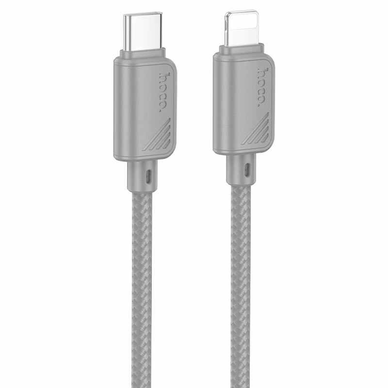 HOCO Algérie DZ - HOCO X113 Beneficio PD – Câble de charge et transfert pour iPhone avec Power Delivery - Expérience de charge pratique, sûre et performante - Gris HOCO X113 Beneficio PD – Câble de charge et transfert pour iPhone avec Power Delivery - Expérience de charge pratique, sûre et performante – Image 1