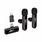 HOCO  L20A - Double microphone sans fil miniature "plug and play