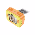 HOCO DV204 – Appareil photo pour enfants avec impression intégrée, double objectif, vidéo 480p et flash avant