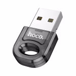 HOCO UA28 - Clé USB Bluetooth transparente, mini récepteur Bluetooth portable, adaptateur Bluetooth 5.1 BT