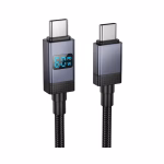 HOCO X118 - Cable data et charge 60W Type-C vers Type-C avec affichage