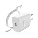 Adaptateur secteur Oppo 33W SuperVOOC et son câble de charge rapide 4A original.