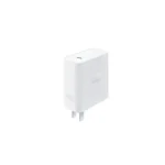 adaptateur secteur Realme 240W original blanc, technologie GaN charge ultra rapide.