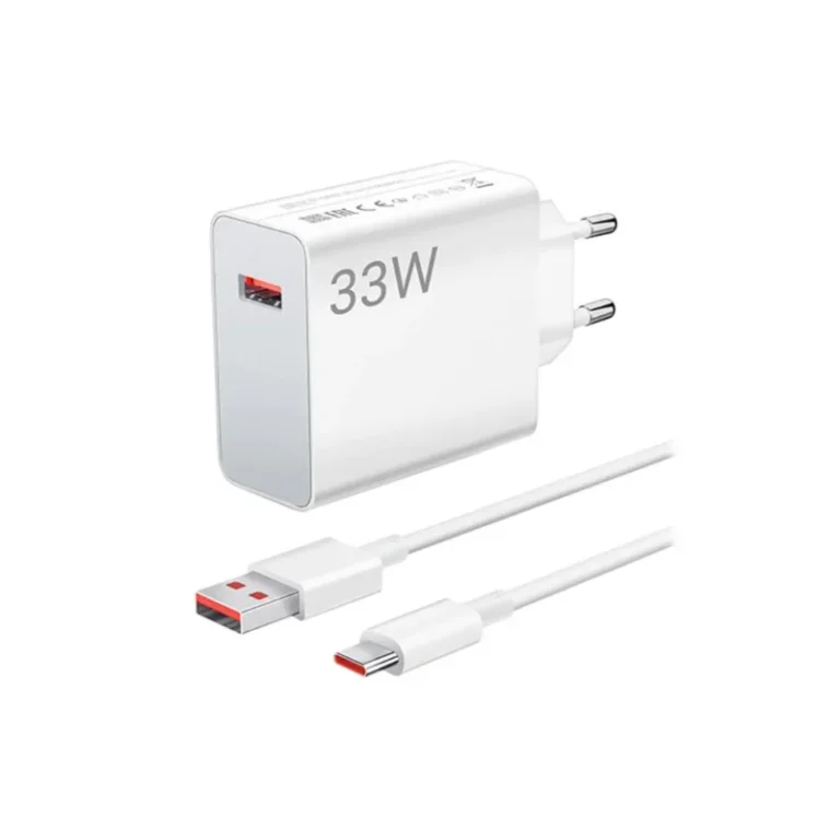 Contenu de la boîte chargeur Xiaomi 33W original, emballage certifié Hoco Algérie.