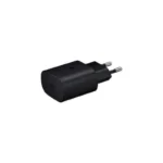 Chargeur Samsung 25W GaN NFC PD avec port USB-C, technologie de charge intelligente.