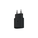 chargeur Samsung 25W PD original noir, adaptateur secteur charge ultra rapide.