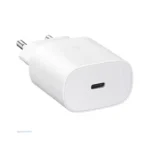 Sortie USB-C du chargeur Samsung 25W original, finition premium et robuste.