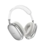 HOCO W55 Plus Silver vue profil casque Bluetooth pliable ANC Algérie