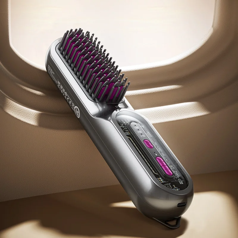 HOCO HP45 brosse chauffante lissante photo studio - lisseur brosse premium Algérie