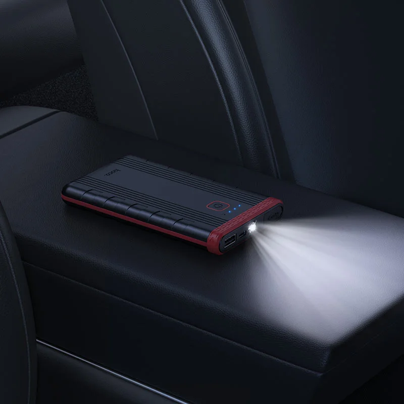 Booster de batterie voiture HOCO QS5 6000mAh avec lampe LED intégrée