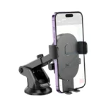 HOCO H19| Support téléphone à un bouton pour voiture - Pare-Brise et tableau de bord – Image 6