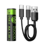 HOCO JA3 | Piles AA Lithium Rechargeable - 2 pièces