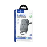 HOCO Q44A | Power Bank Magnétique PD45W avec Câble Noir - 20 000 mAh – Image 5