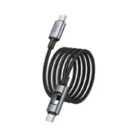 HOCO U144 | Nouveau câble de recharge PD 60W Type-C Vers Type-C – Image 2
