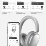 HOCO W63 | Casque Sans Fil Bluetooth ANC avec Application – Image 9