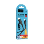 HOCO X124 |  Câble de Recharge et de Données en Silicone PD60W - Type-C Vers Type-C – Image 9
