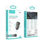 HOCO Z62A - Chargeur de voiture Type-C vers C Charge Rapide PD 30W – Image 4