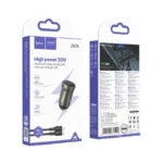 HOCO Z62A - Chargeur de voiture Type-C vers iP Lightning Charge Rapide PD30W – Image 6