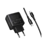 HOCO C159A | Kit de Chargeur PD65W à Un Seul Port C vers C - UE – Image 5