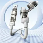 HOCO U151 | Câble de Recharge 4-en-1 de 240 W - USB-C Vers iPhone/iPad – Image 5