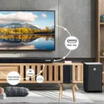 Barre de son TV salon moderne