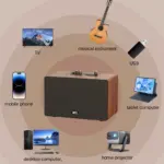 Enceinte Bluetooth compatible TV PC smartphone