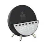 XDOBO BMTL Clock enceinte Bluetooth avec réveil LED et charge sans fil