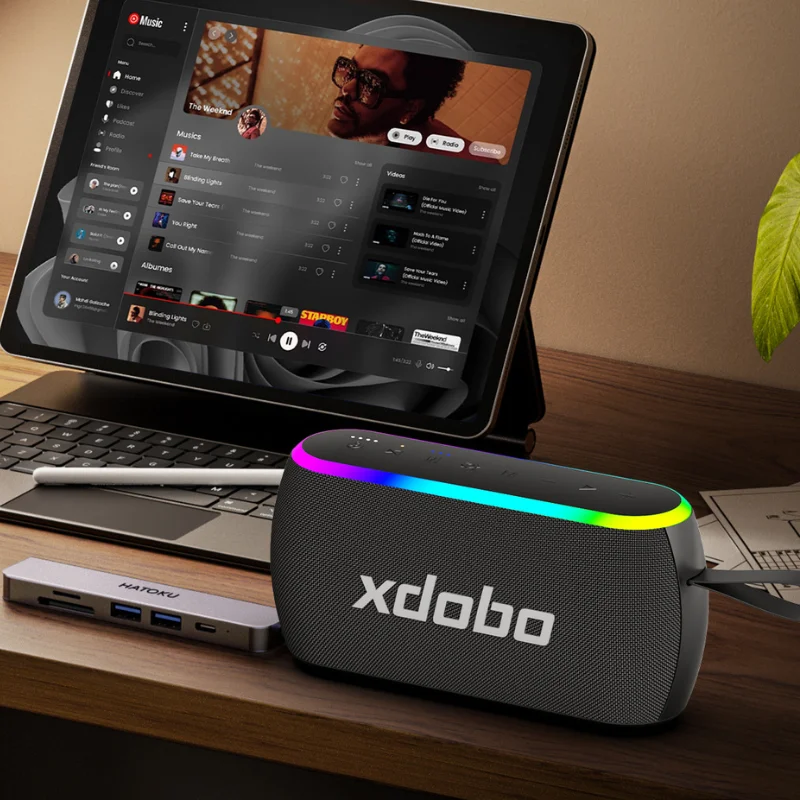 Ports USB Type-C et connectivité Bluetooth 5.3 XDOBO X8 Plus II