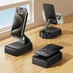 Support téléphone réglable avec enceinte Bluetooth intégrée