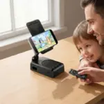 Utilisation du HOCO HC45 Wave pour regarder des vidéos en famille