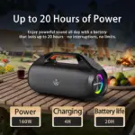 Autonomie 20 heures enceinte Bluetooth XDOBO SINOBAND Kungfu
