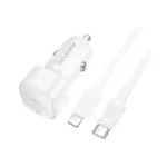 BOROFONE BZ34A - Chargeur de voiture a port unique PD20W (TYPE-C TO IP)
