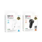 BOROFONE BZ34A - Chargeur de voiture a port unique PD20W (TYPE-C TO TYPE-C)