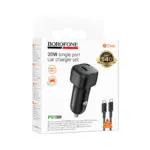BOROFONE BZ34A - Chargeur de voiture a port unique PD20W (TYPE-C TO TYPE-C)