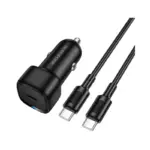 BOROFONE BZ34A - Chargeur de voiture a port unique PD20W (TYPE-C TO TYPE-C)
