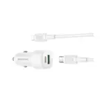 BOROFONE BZ34B - Chargeur de voiture DOUBLE PORT PD20W + QC3,0 (TYPE-C TO IP)