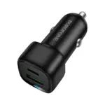BOROFONE BZ34B - Chargeur de voiture DOUBLE PORT PD20W + QC3,0