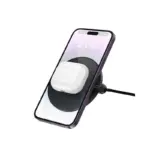 HOCO CW62 - Chargeur sans fil de bureau Peak 15 W avec affichage numérique