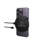 HOCO CW62 - Chargeur sans fil de bureau Peak 15 W avec affichage numérique