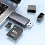HOCO HB45 - Lecteur carte SD+TF vers USB/Type-C 3,0