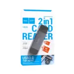 HOCO HB45 - Lecteur carte SD+TF vers USB/Type-C 3,0
