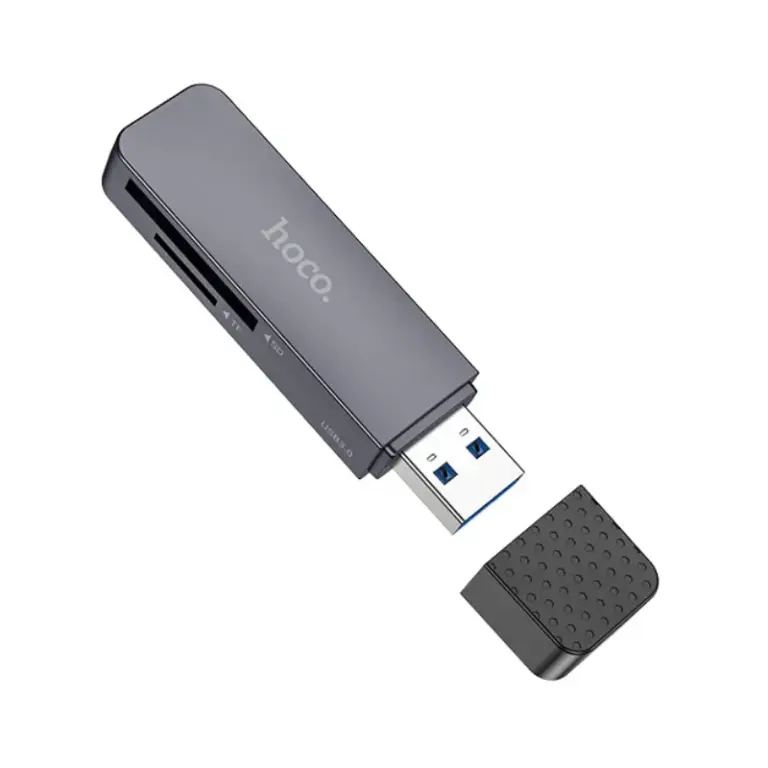 HOCO HB45 - Lecteur carte SD+TF vers USB 3,0